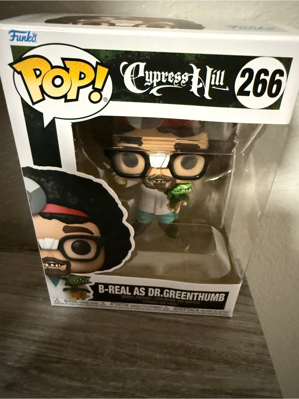 Funko Pop! Cypress Hill B-Real as Dr. Greenthumb - Black, Brown, Green